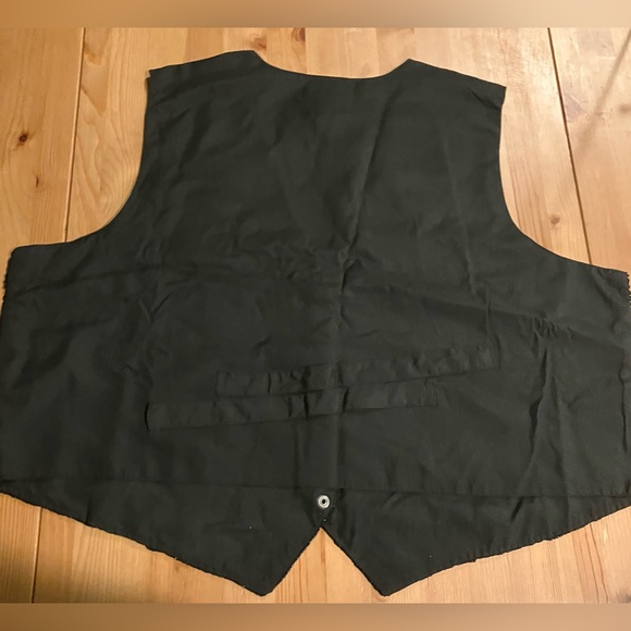 NWT Quacker Factory Women’s Black Sequin Vest Irish theme Size 2X Vintage 1990’s - Picture 5 of 14